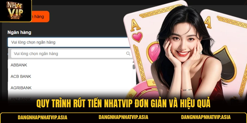 Quy trình rút tiền Nhatvip đơn giản và hiệu quả